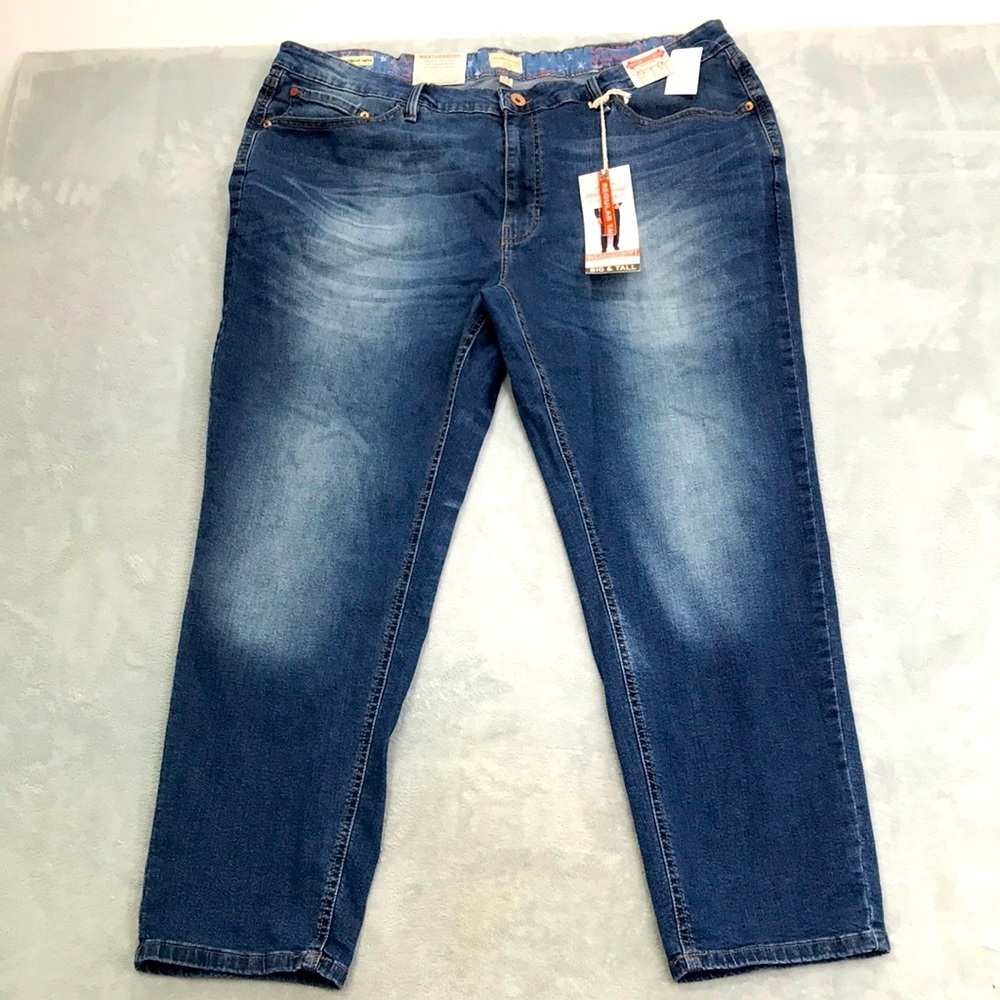 Weatherproof Men's Medium Wash Weather Soft Jeans  42 X 30  New